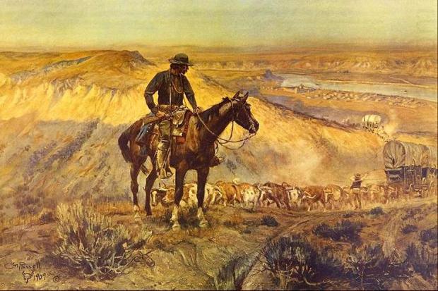 The Wagon Boss, Charles M. Russell (1909)
